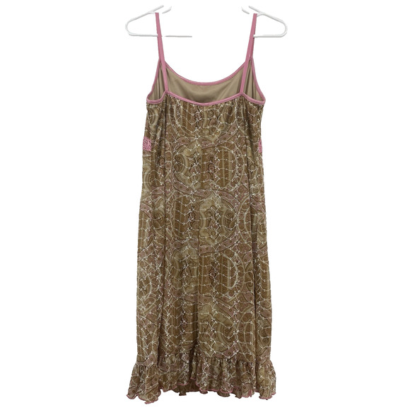 Candy Rocket Size 1X Vintage Y2K Babydoll Mesh Dress Empire Waist Whimsical Lace - Picture 6 of 6